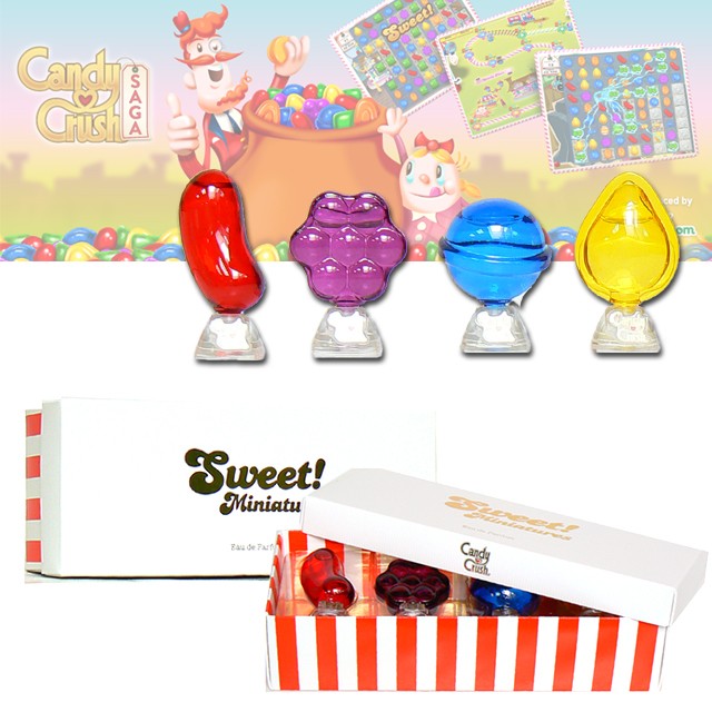 Candy crash Sweet 4 pz. edt. per bambini 5 ml. Spray cofanetto