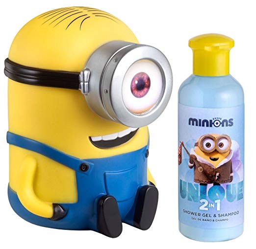 Minions salvadanaio Bagnoschiuma 3D per bambini 200 ml.