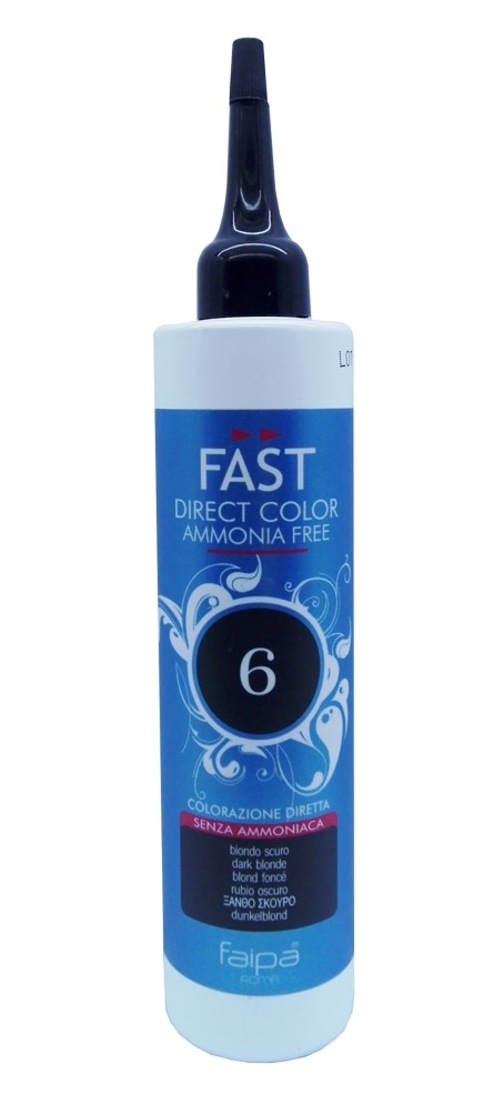 Faipa Fast Colorazio Diretta Senza Ammoniaca 150 ml N° 6 (Biondo Scuro)