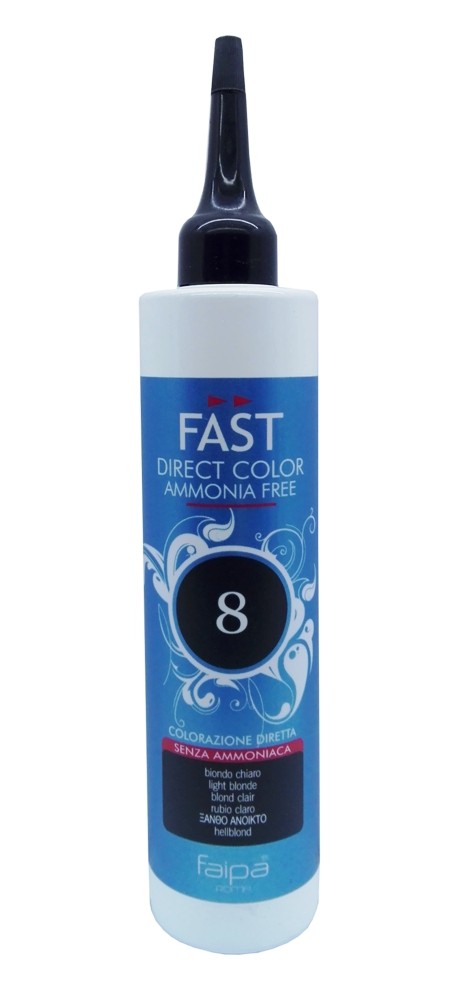 Faipa Fast Colorazio Diretta Senza Ammoniaca 150 ml N° 8 (Biondo Chiaro)