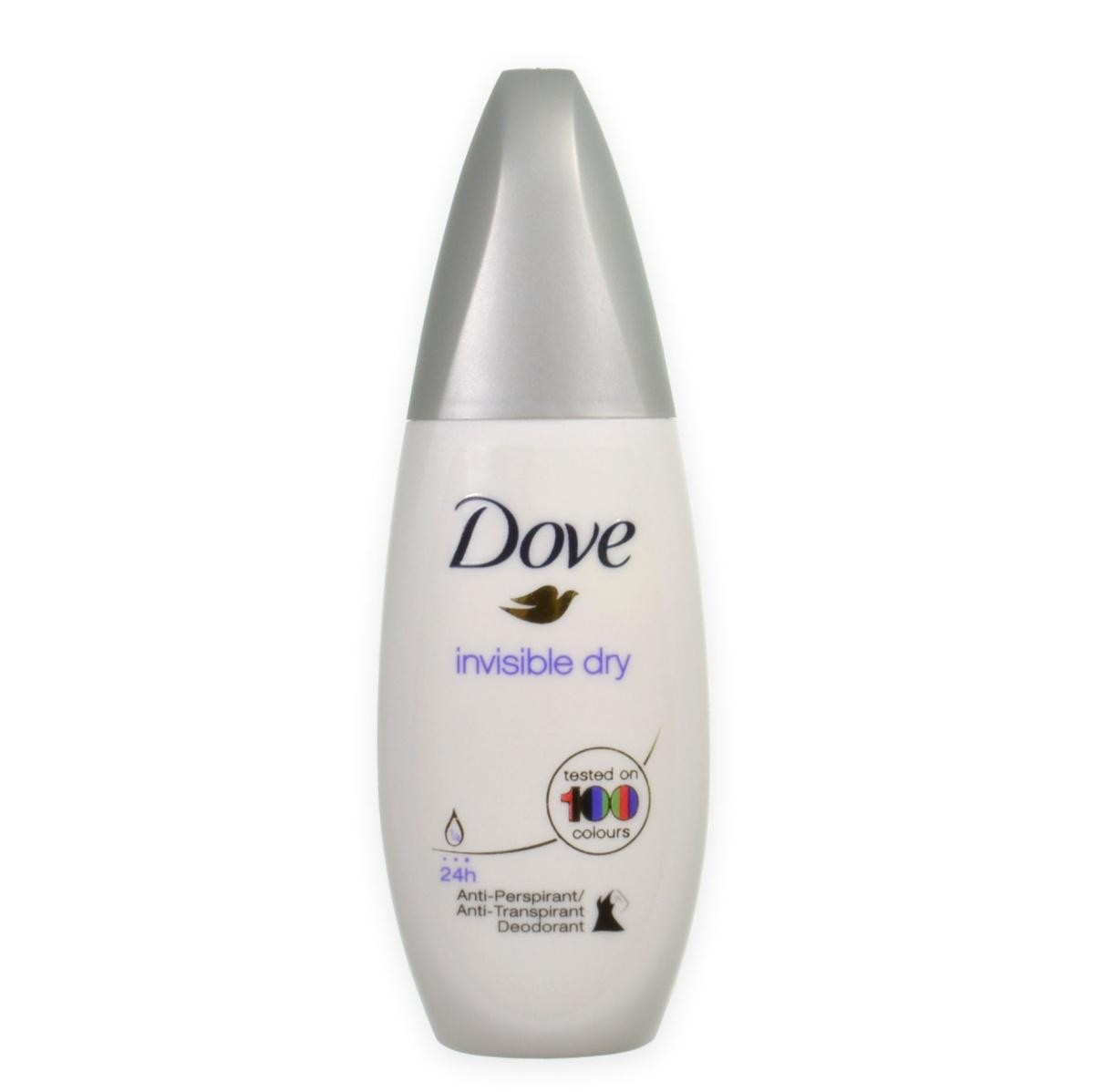 DOVE Deodorante Vapo 75 ml. Invisible Dry Senza Alcool Antimacchia