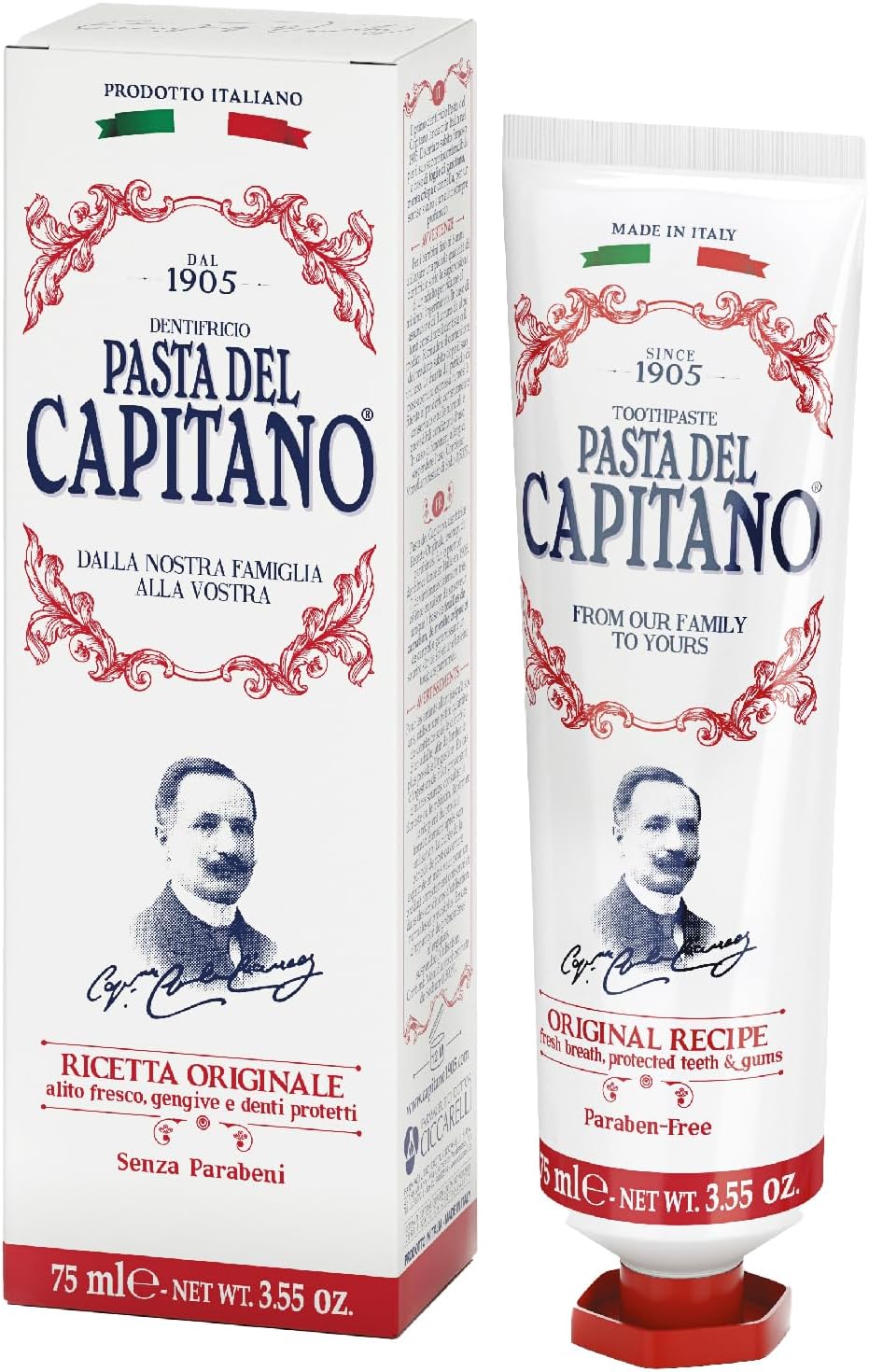 Pasta Del Capitano Dentifricio 1905 Ricetta Originale 75 ml.