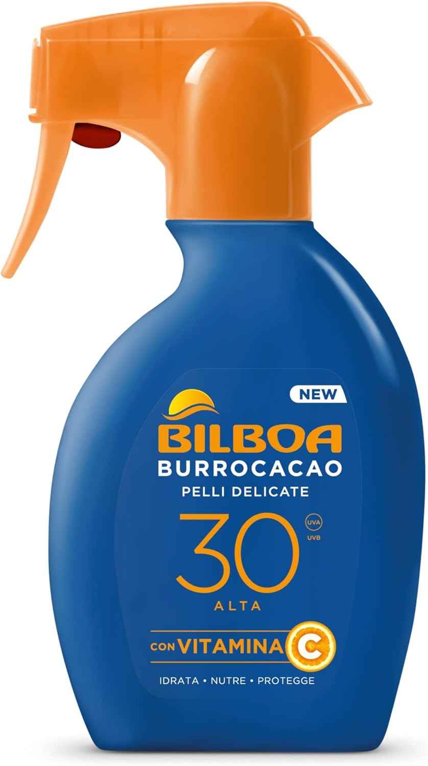 Bilboa Burrocacao Solare Latte Trigger 250 ml. SPF 30+ Alta