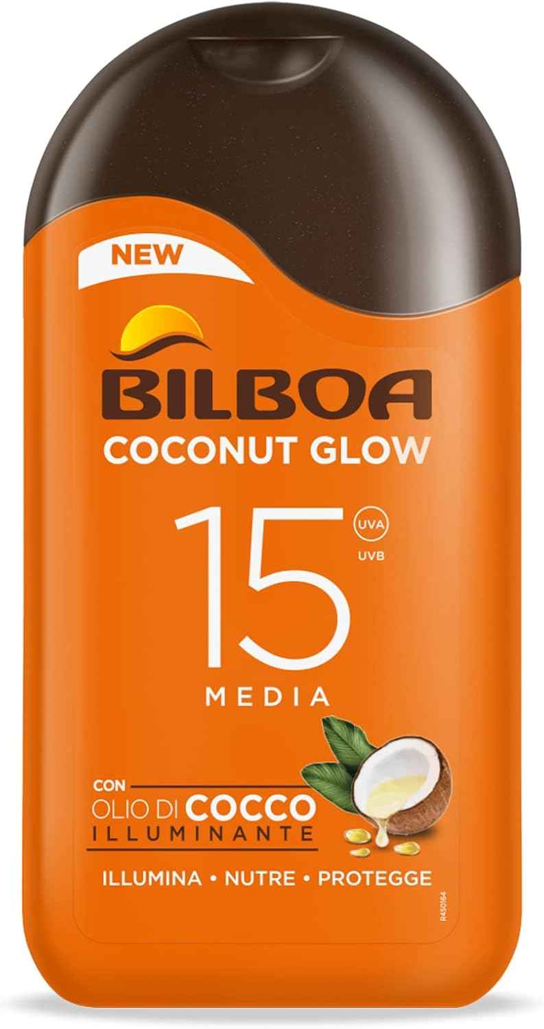 Bilboa Coconutt Glow Latte Solare 15-Spf. 200 ml.