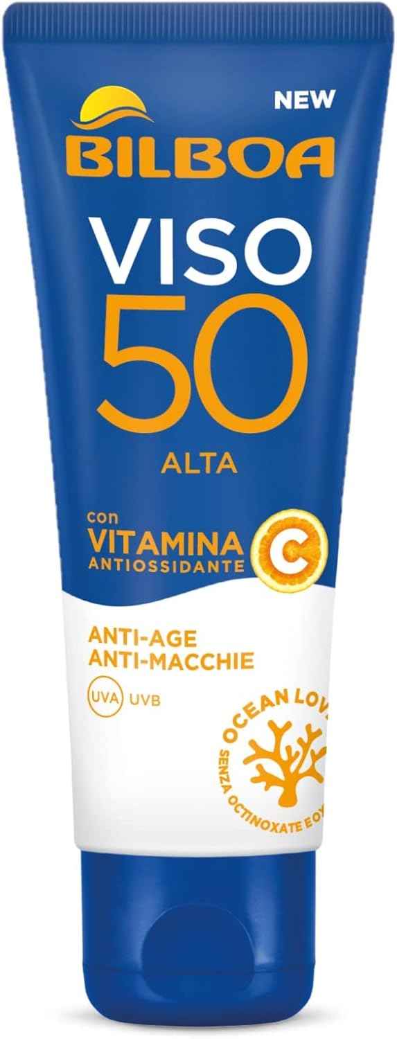 Bilboa Burrocacao Solare Crema Viso 50 ml. SPF 50+ Molto Alta