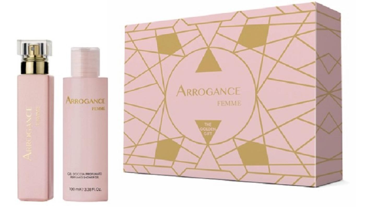 Arrogance Femme Confezione Edt. 30 ml. + Bagnodoccia 100 ml.