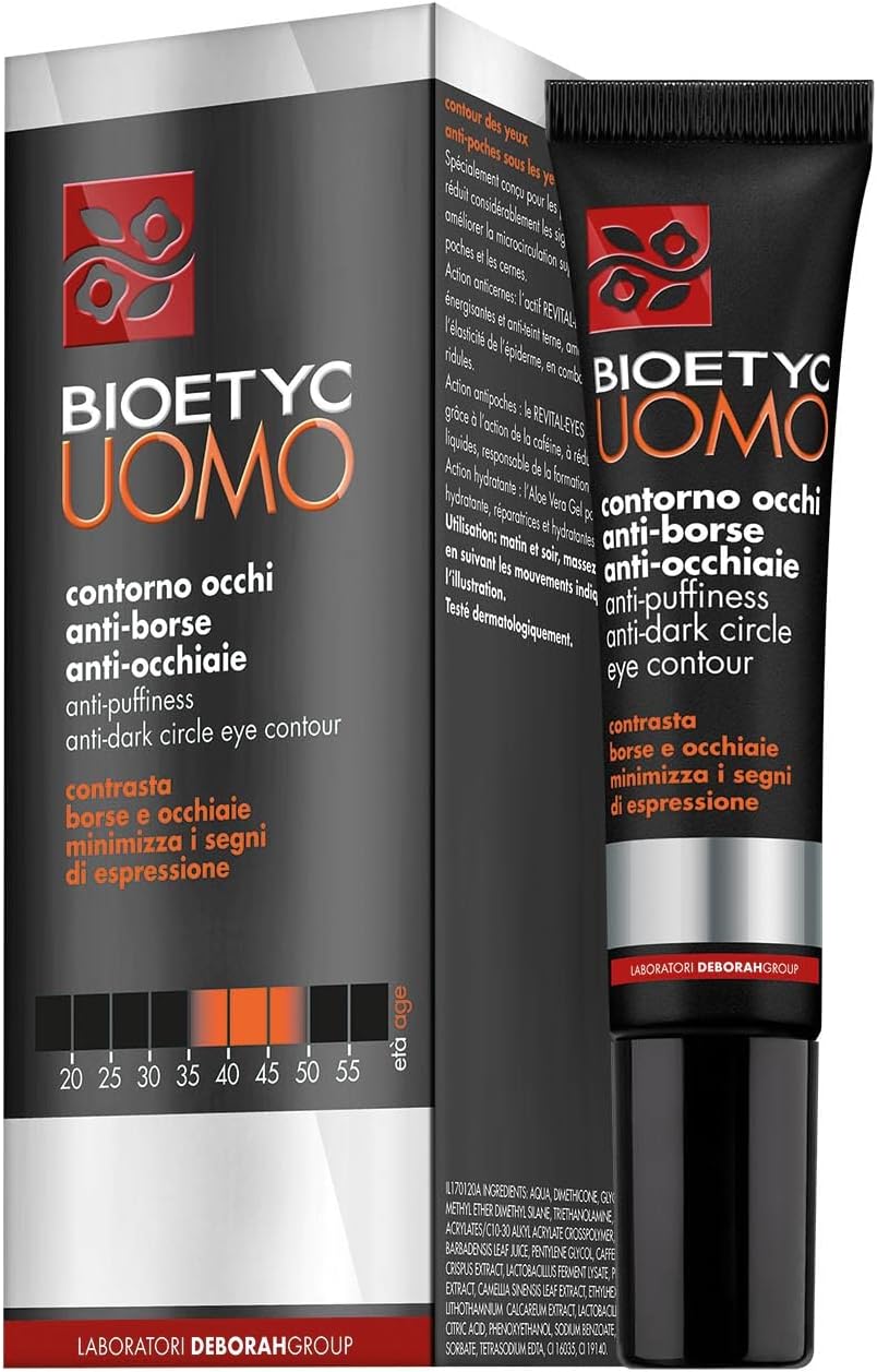 Bioetyc Uomo Crema Contorno Occhi Anti Borse 15 ml.