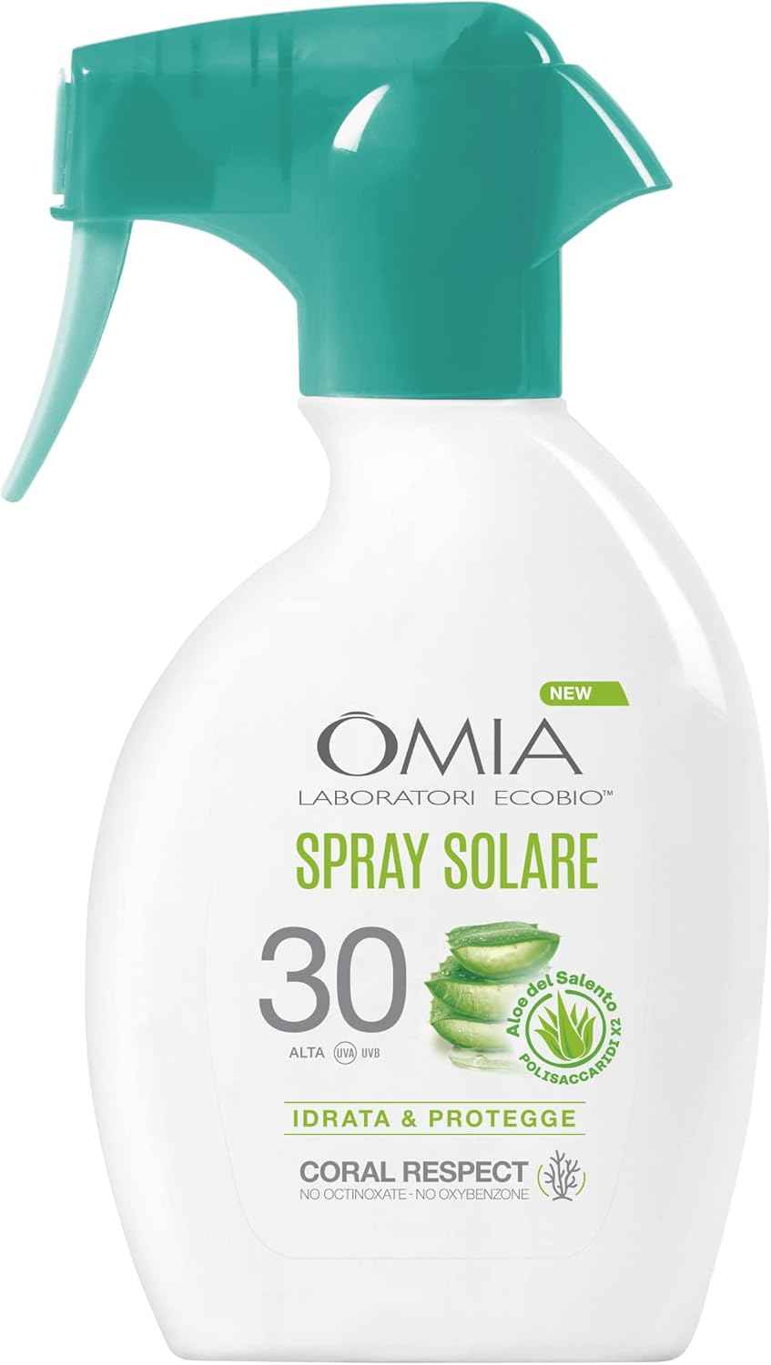 Omia Solare Latte con Aloe Vera Spf.30 Trigger 250 ml.