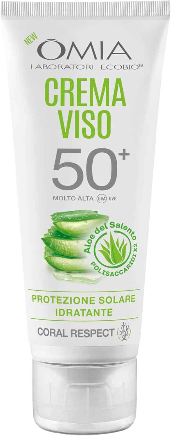 Omia Crema Viso spf.50 Latte con Aloe Vera 50 ml.