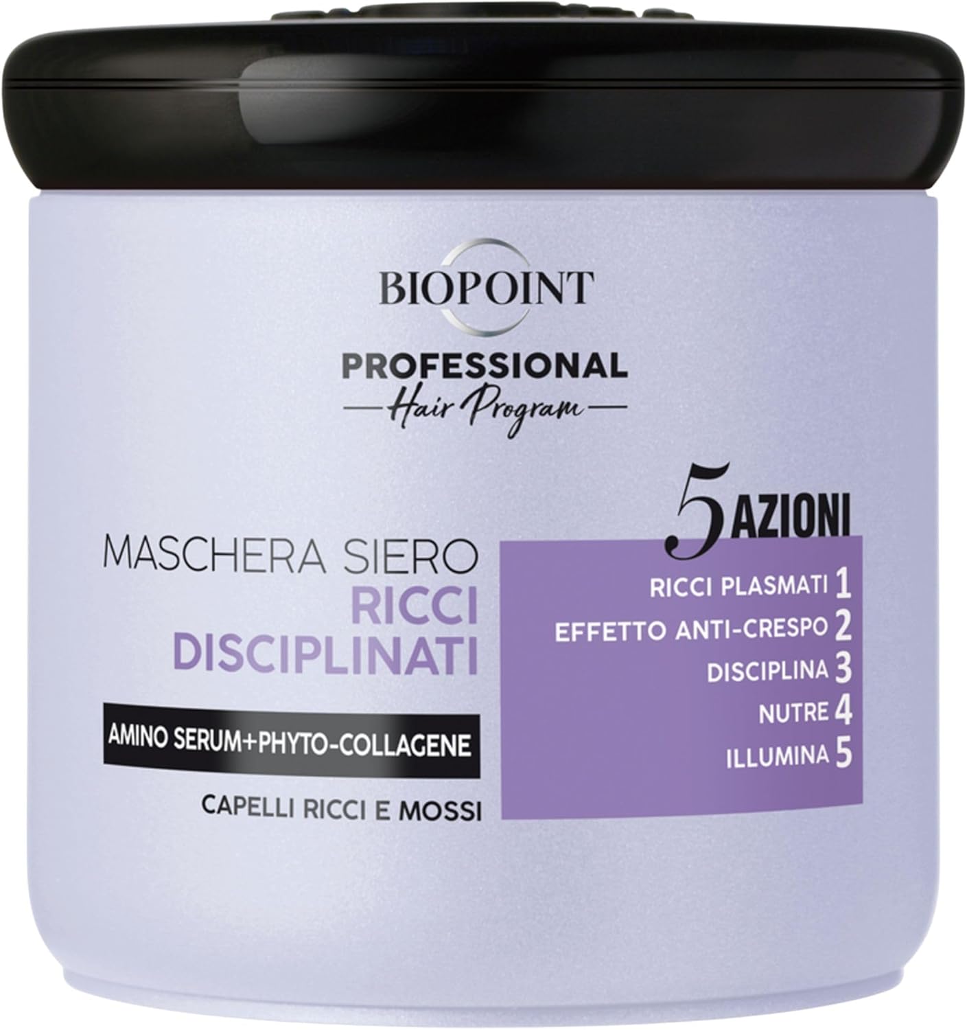 Biopoint Professional Maschera Siero Ricci Disciplinati 400 ml.