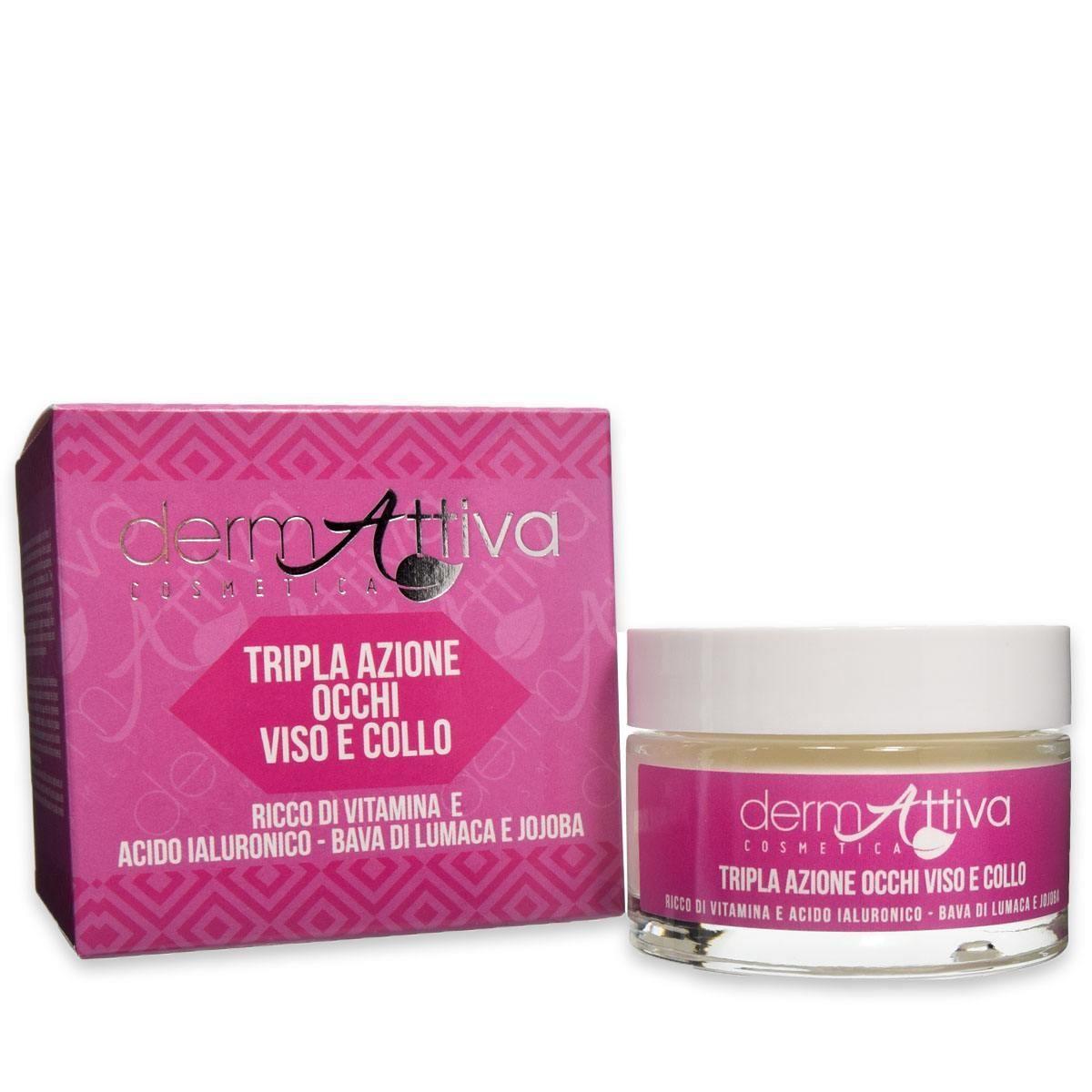 DermAttiva Crema Viso 50 ml. Tripla Azione Occhi Viso Collo