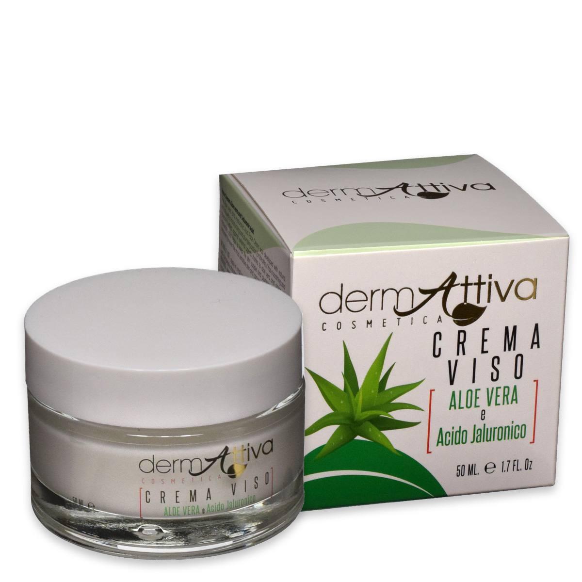 Dermattiva Crema Viso Aloe Vera & Acido Jaluronico 50 ml