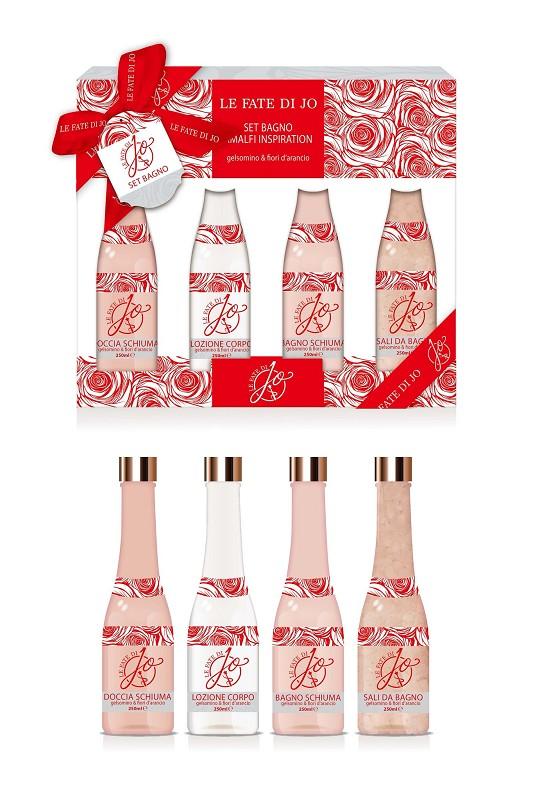 le fate di jo Cofanetto Regalo 4 Prodotti Amalfi Bodylotio & bagnocrema