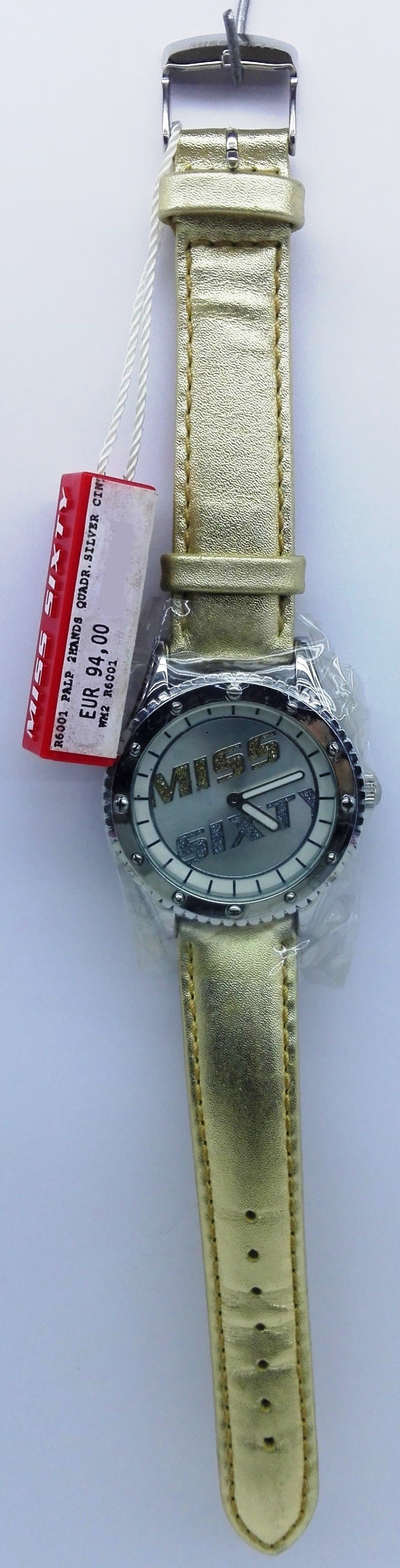 Miss Sixty Orologio R6001 Palp 2 Hands Quadrante Silver Cinturino Oro