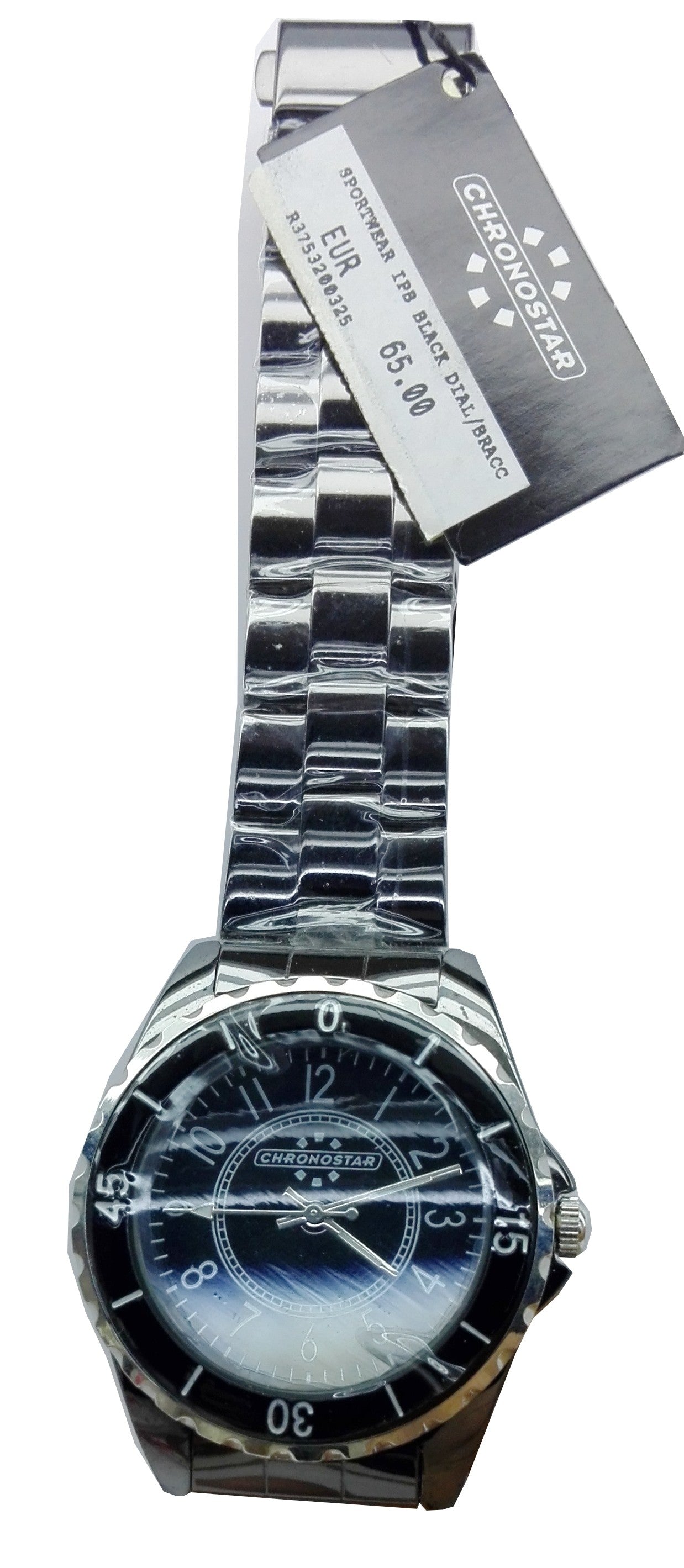 Cronostar Orologio R3753200325 Sportwear Quadrante Nero Cinturino Acciaio