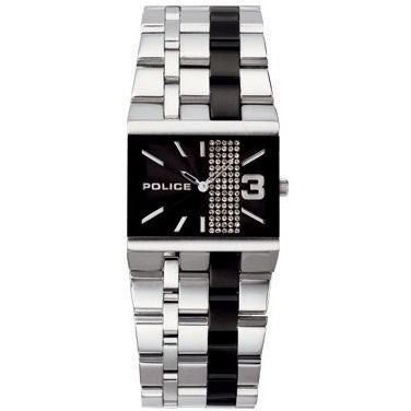 Police Orologgio Glamour 10501BS / 02MS Quadrante Nero Cinturino Acciaio