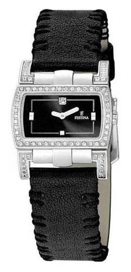 Festina Orologio Donna F16318/3 Quadrante Nero Cinturino Nero
