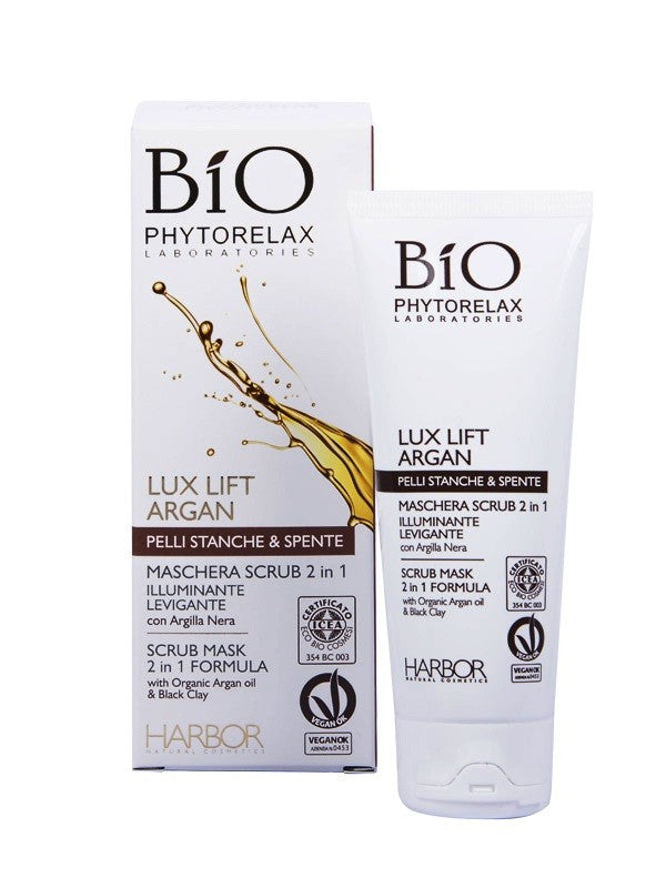 Phytorelax Bio Maschera Scrub 2in1 Illuminante Levigante 75 ml