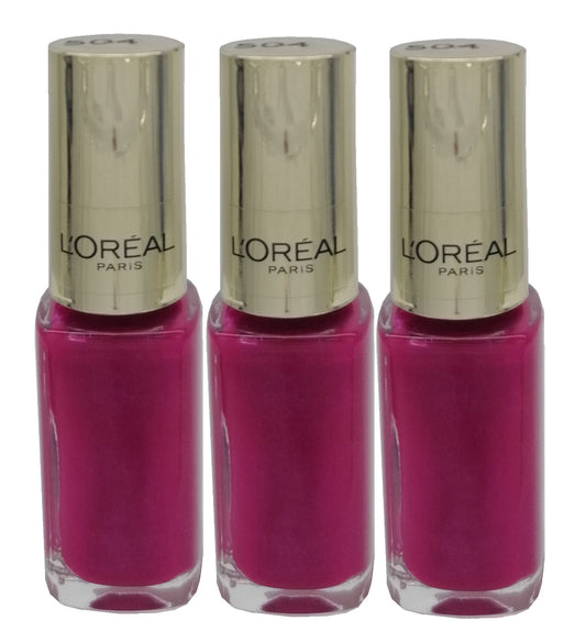 L'Oreal Color Riche Smalto Trio N°504 Insolent Magenta 5 ml. ( 3 pezzi )