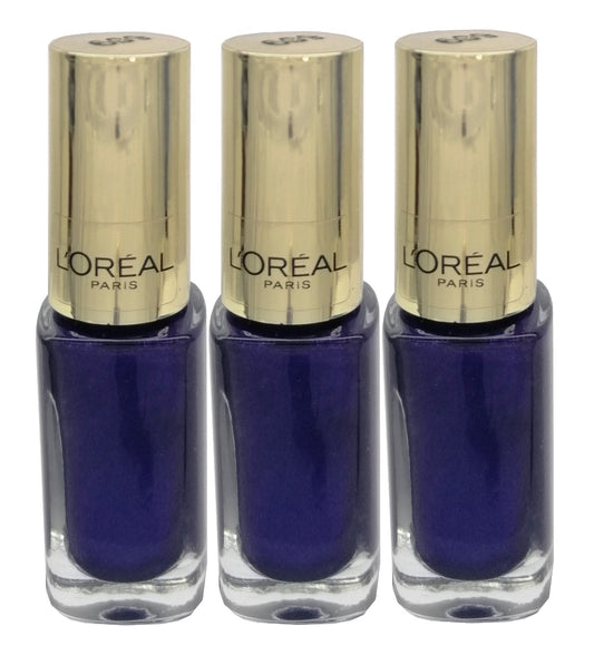 L'Oreal Color Riche Smalto Trio N°609 Divine Indigo 5 ml. ( 3 pezzi )