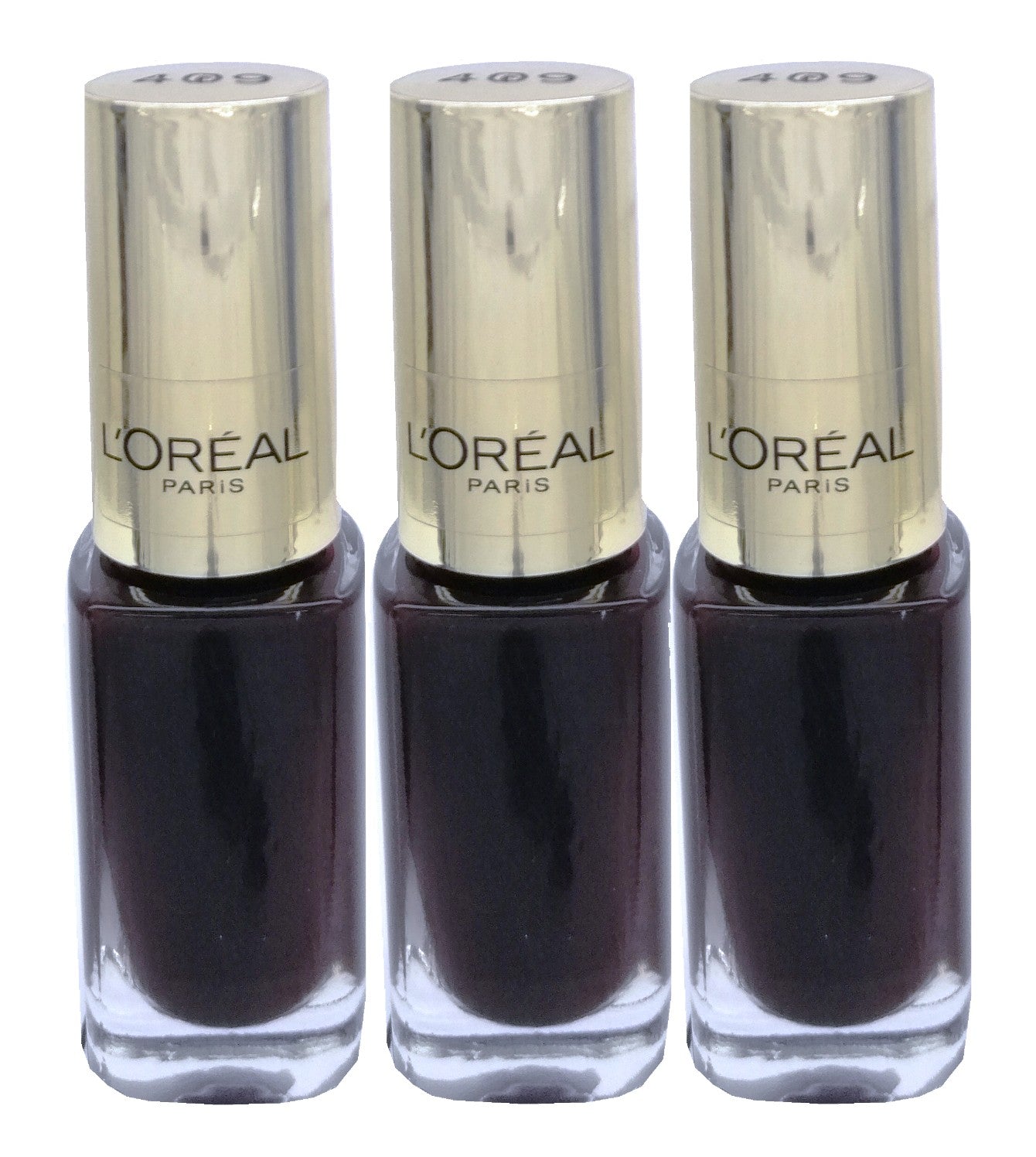 L'Oreal Color Riche Smalto Trio N°409 Hypnotic Red 5 ml. ( 3 pezzi )
