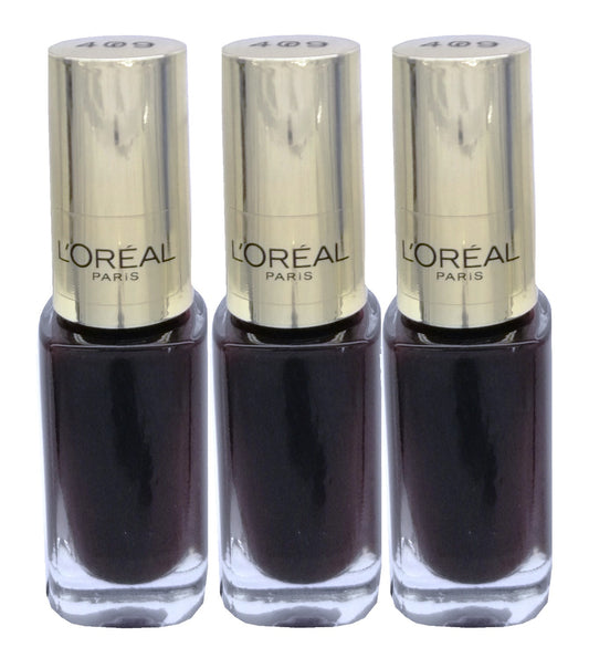 L'Oreal Color Riche Smalto Trio N°409 Hypnotic Red 5 ml. ( 3 pezzi )