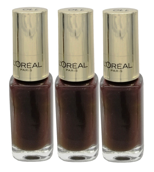 L'Oreal Color Riche Smalto Trio N°110 Jolie Brunette 5 ml. ( 3 pezzi )