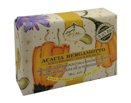 Mario Fissi Saponetta Acacia Bergamotto  230 gr.