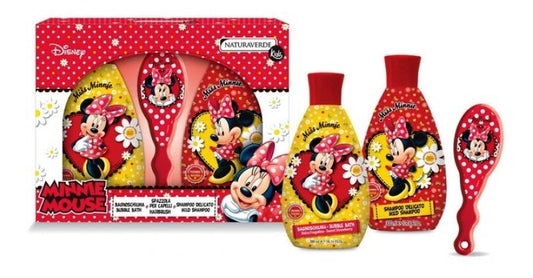 Minnie Mouse Conf. Bagnoschiuma + Shampoo + Spazzola