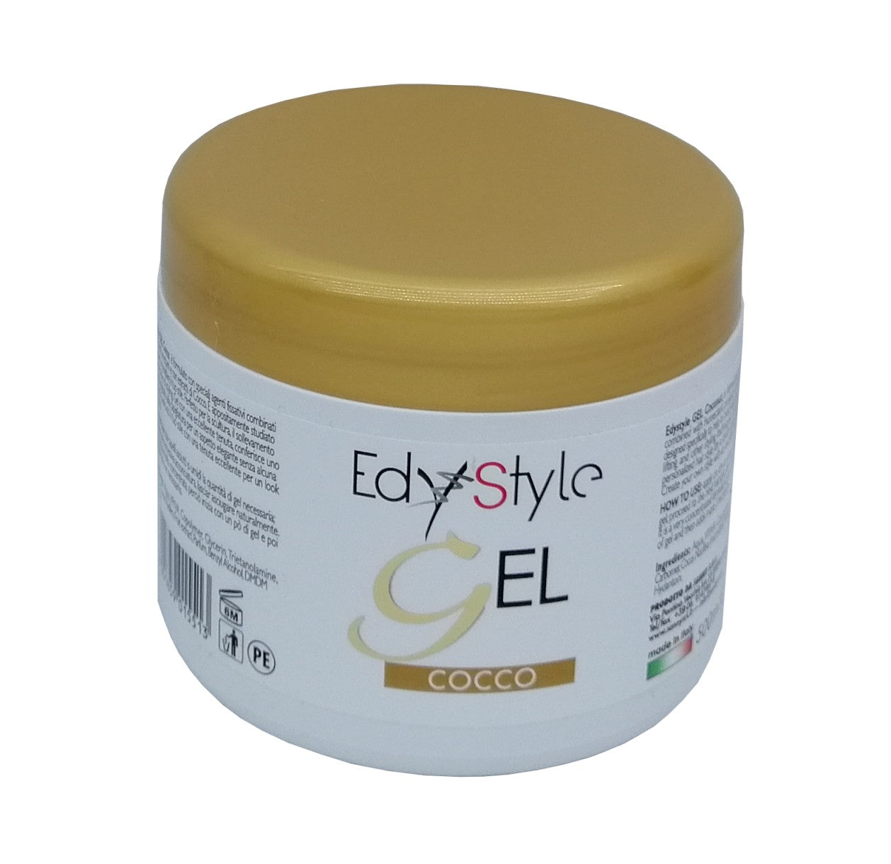 Edy Style Gel Cocco Capelli 500 ml Barattolo