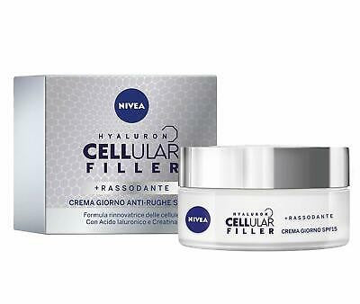 Nivea Hyaluron Cellular Filler Rassodante Crema Viso Giorno Antirughe 50Ml Spf15
