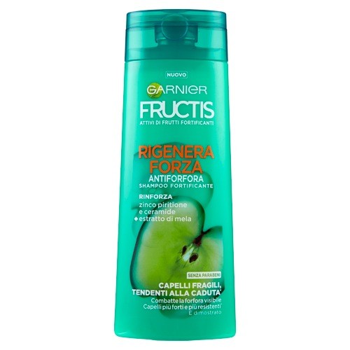 Garnier Fructis Rigenera Forza Shampoo Antiforfora Capelli Fragili 250 ml