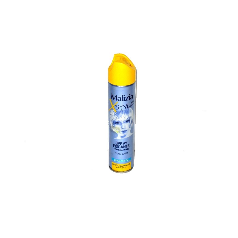 Malizia Xstyl Spray Fissante Forte Effetto Illuminante Lunga Tenuta 200 Ml
