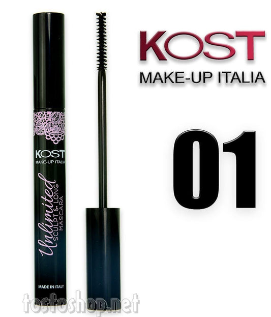 Kost Mascara Unilimited Nero 8.5 ml. Make-Up Italiano