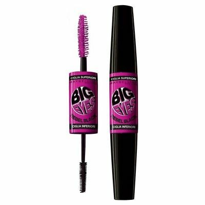Maybelline Mascara Big Eyes Ciglia Superiori & Ciglia Inferiori Rebel Black