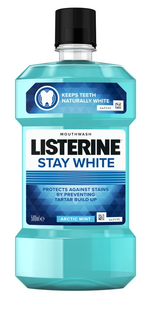 Listerine Colluttorio Stay White Mouthwash 500 ml