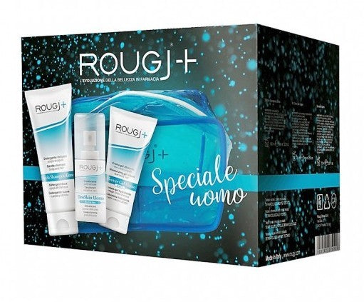 Rougj Cofanetto Uomo Doccia Shampoo + Deodorante + Crema Gel Idratante