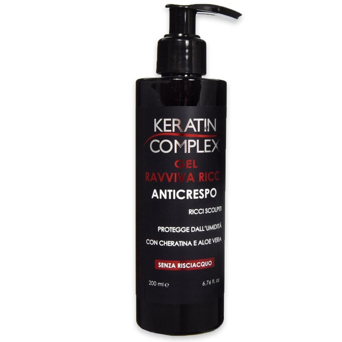 Keratin Complex Gel Ravviva Ricci Anticrespo Senza Risciacquo 200 ml
