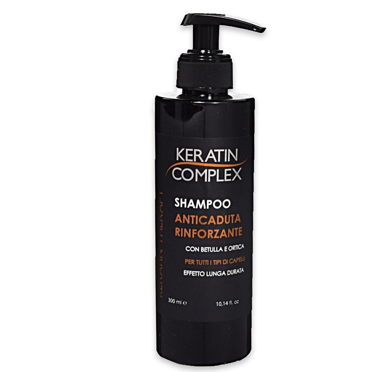 Keratin Complex Shampoo Anticaduta Rinforzante 300 ml