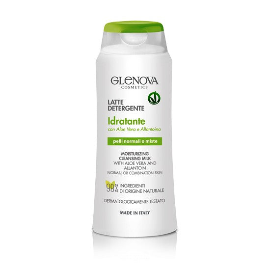 Glenova Latte Detergente Idratante Pelli Normalei o Miste 200 ml