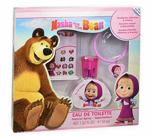 Masha & Orso conf. edt 30ml & Bracciale & Orecchini Adesivi