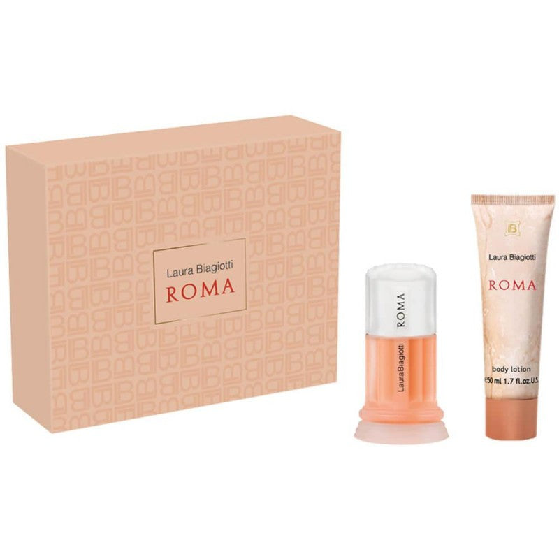 Roma Laura biagiotti Donna Confezione Edt 25 ml & Body Lotion 50 ml.
