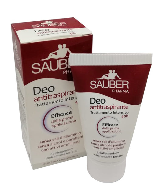 Sauber Deo Crema Antitraspirante 48H 30 ml