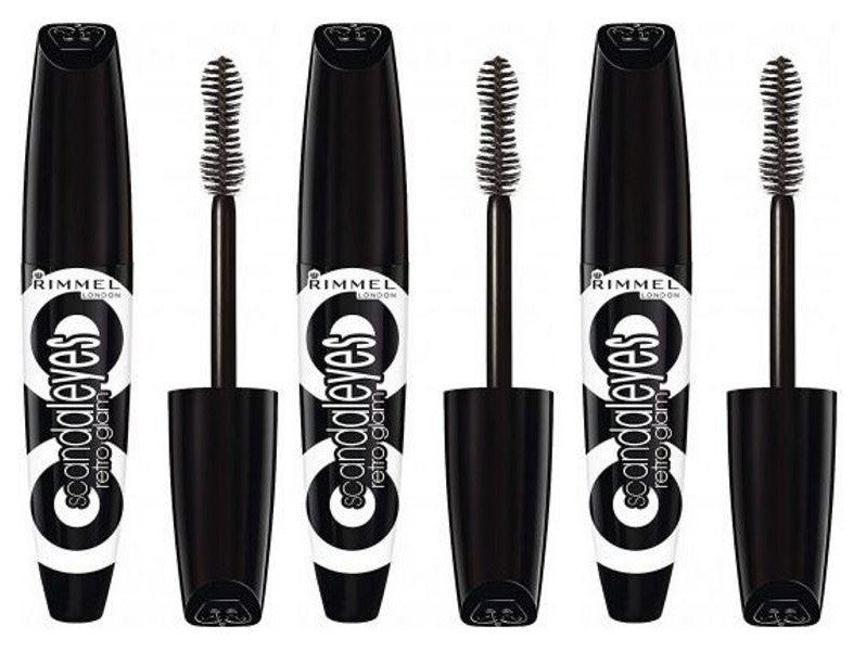 Set Da 3 pz Rimmel Mascara Scandaleyes Retro glam nero