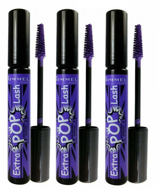 Set Da 3 pz Rimmel mascara Extra Pop Lash purple 8 ml