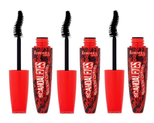 Set Da 3 pz Rimmel Mascara ScandalEyes Rockin' Curves Black