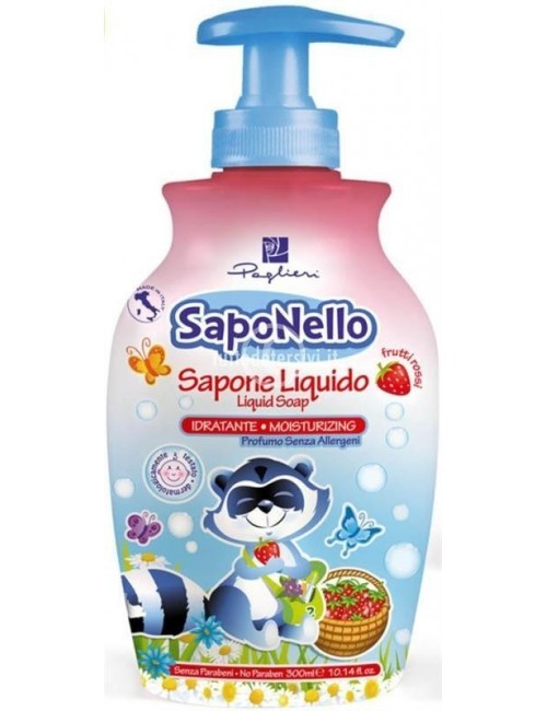 Saponello Crema Fluida Corpo Idratante Frutti Rossi 250 ml