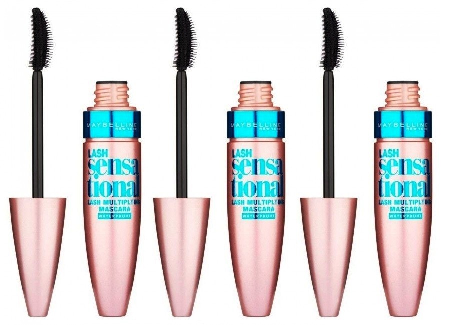 Set Da 3 pz Maybelline Mascara lash sensational waterproof  9.4 ml black