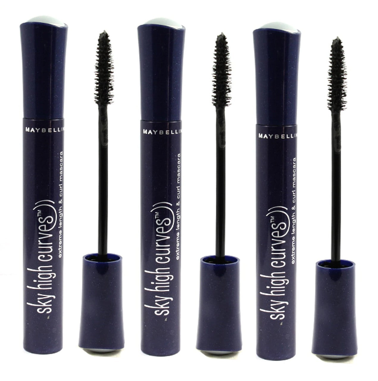 Set Da 3 pz Maybelline Mascara Sky High Curves Black