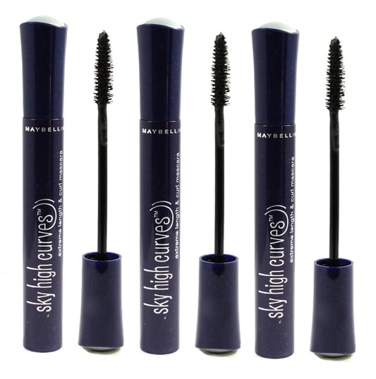 Set Da 3 pz Maybelline Mascara Sky High Curves Black